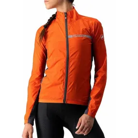 Castelli Squadra Stretch Womens Cycling Jacket - Red