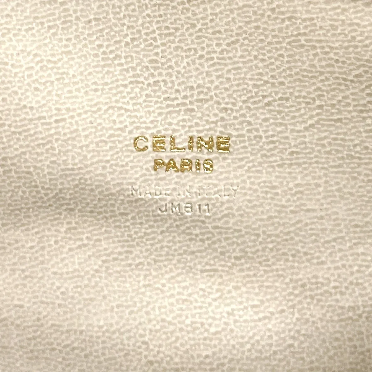 CELINE business bag leather beige vintage unisex Used Authentic