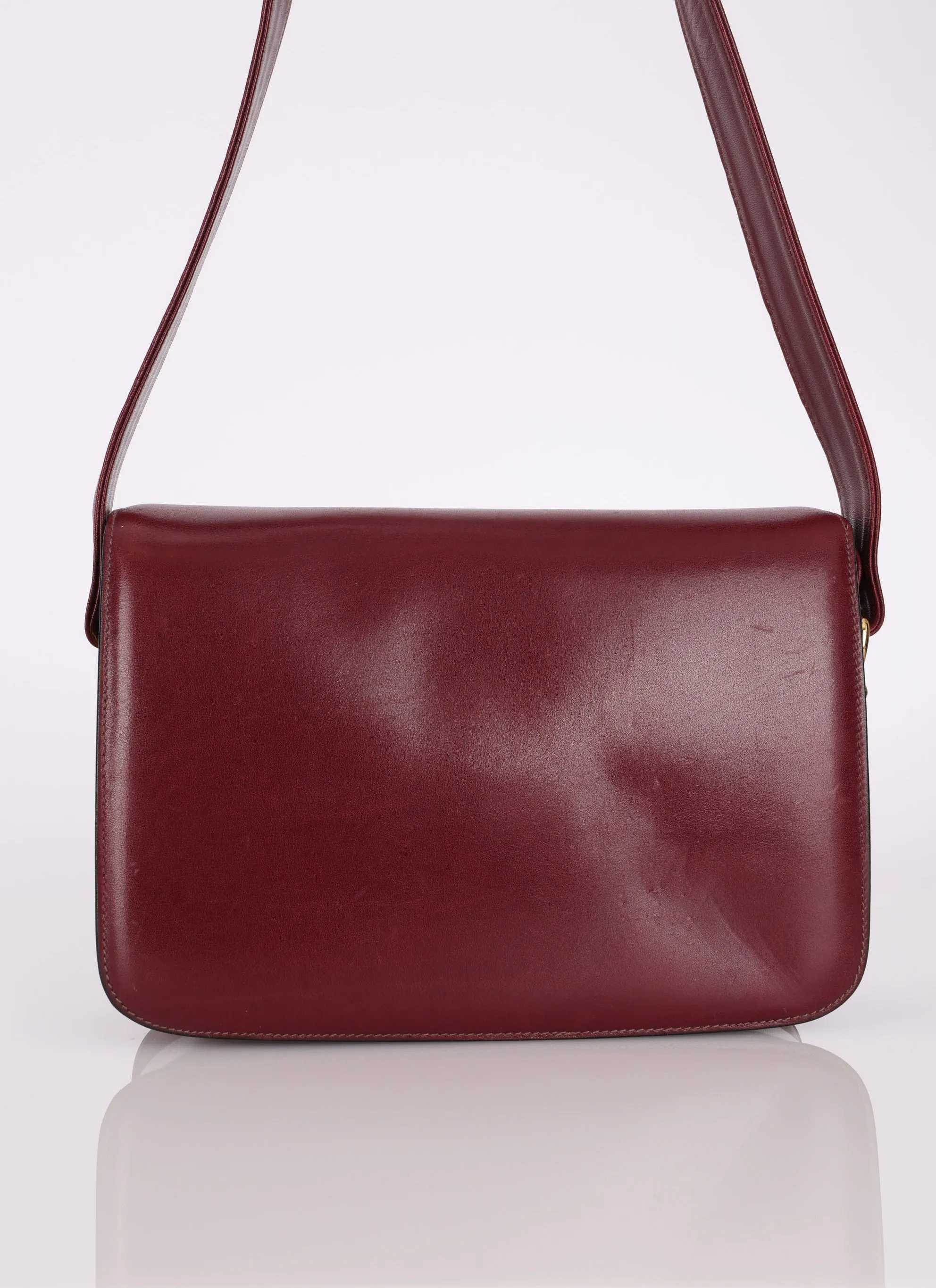 Celine Triomphe Boxcalf Shoulder Bag