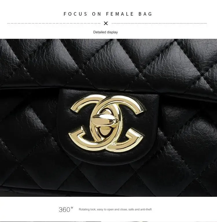 Chanel Brand Orignal Classic Medium Black lambskin leather with Gold hardware 4485