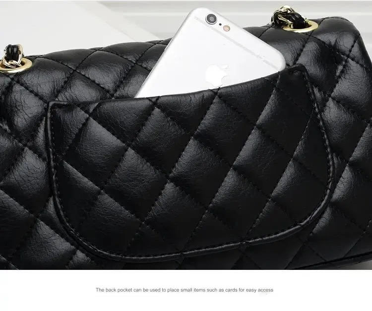 Chanel Brand Orignal Classic Medium Black lambskin leather with Gold hardware 4485