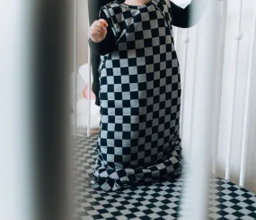 Charcoal Checkers Dream Sleep Sack