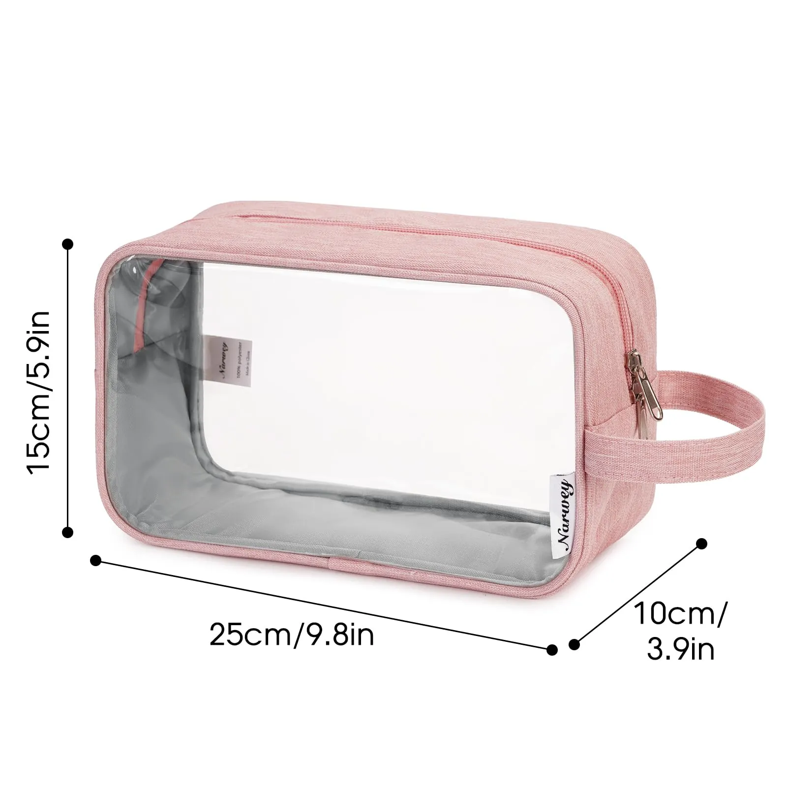 Clear Toiletry Bag Traveling Dopp Kit Makeup Bag Organizer