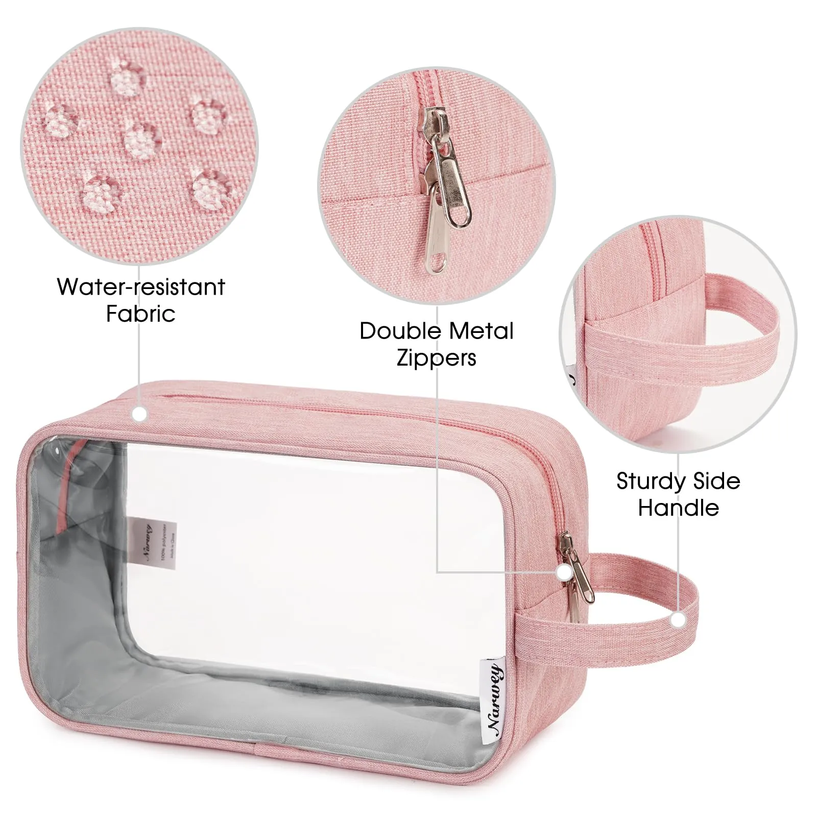 Clear Toiletry Bag Traveling Dopp Kit Makeup Bag Organizer