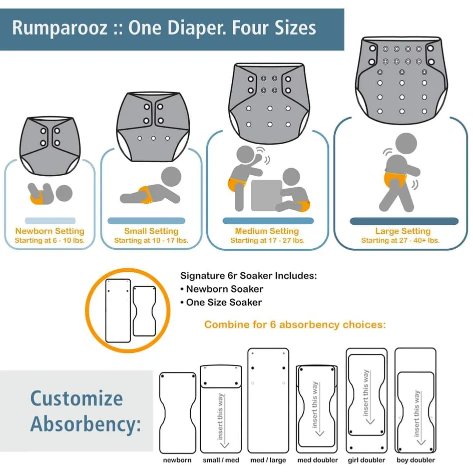 Cloth Diaper Bundle - Do It! - Half-N-Half :: 10 pack 