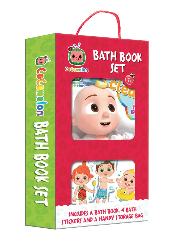 Cocomelon Bath Book Set - Time To Get All Clean - Box Set