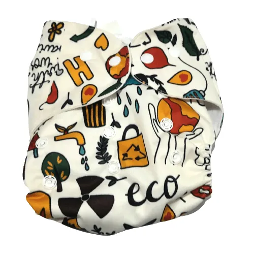 Combo of 3 Reusable Diapers - Option H