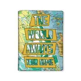 Customized Name Passport Cover -  The World Awaits