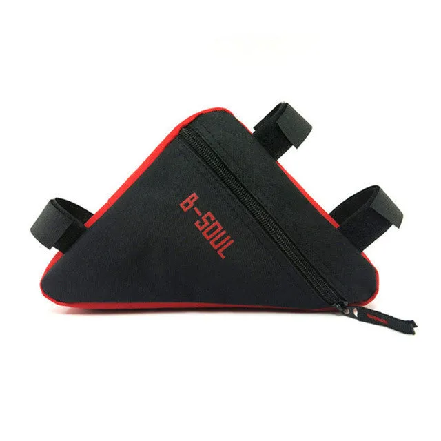 Cycling Bike Bicycle Oxford Cloth Front Frame Pannier Tube Triangle Bag Saddle Pouch 4colors Available