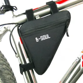 Cycling Bike Bicycle Oxford Cloth Front Frame Pannier Tube Triangle Bag Saddle Pouch 4colors Available