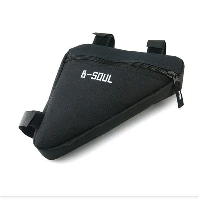 Cycling Bike Bicycle Oxford Cloth Front Frame Pannier Tube Triangle Bag Saddle Pouch 4colors Available