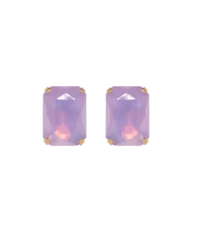 Danielle Studs in Violet Opal