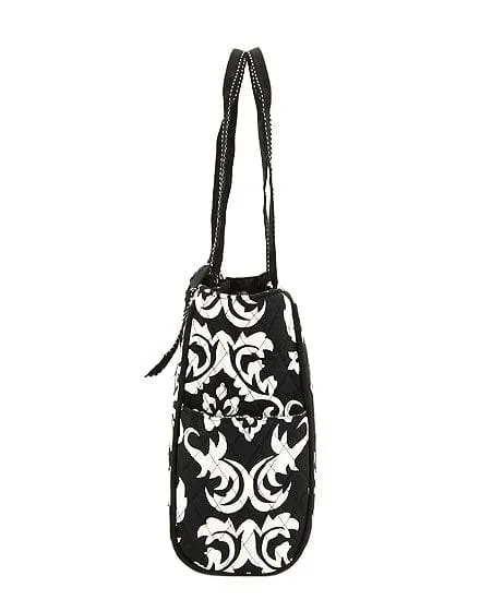 DAQ2703 Quilted Damask Diaper Bag