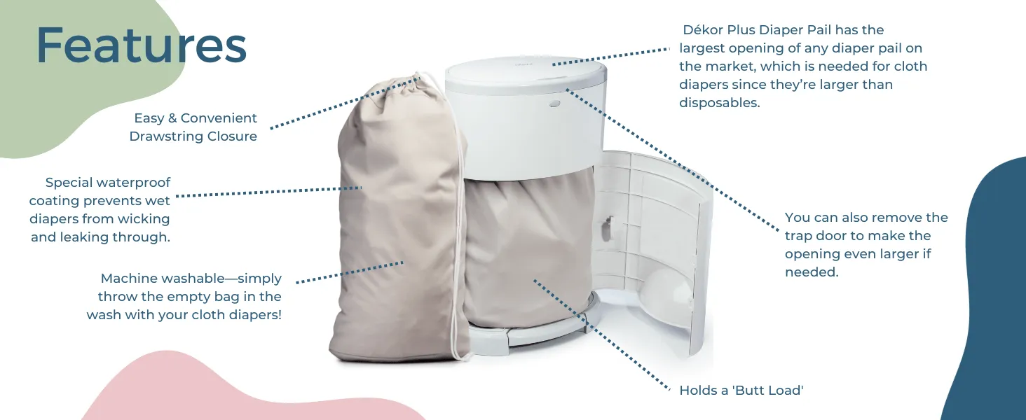 Dekor - Cloth Diaper Pail Liner