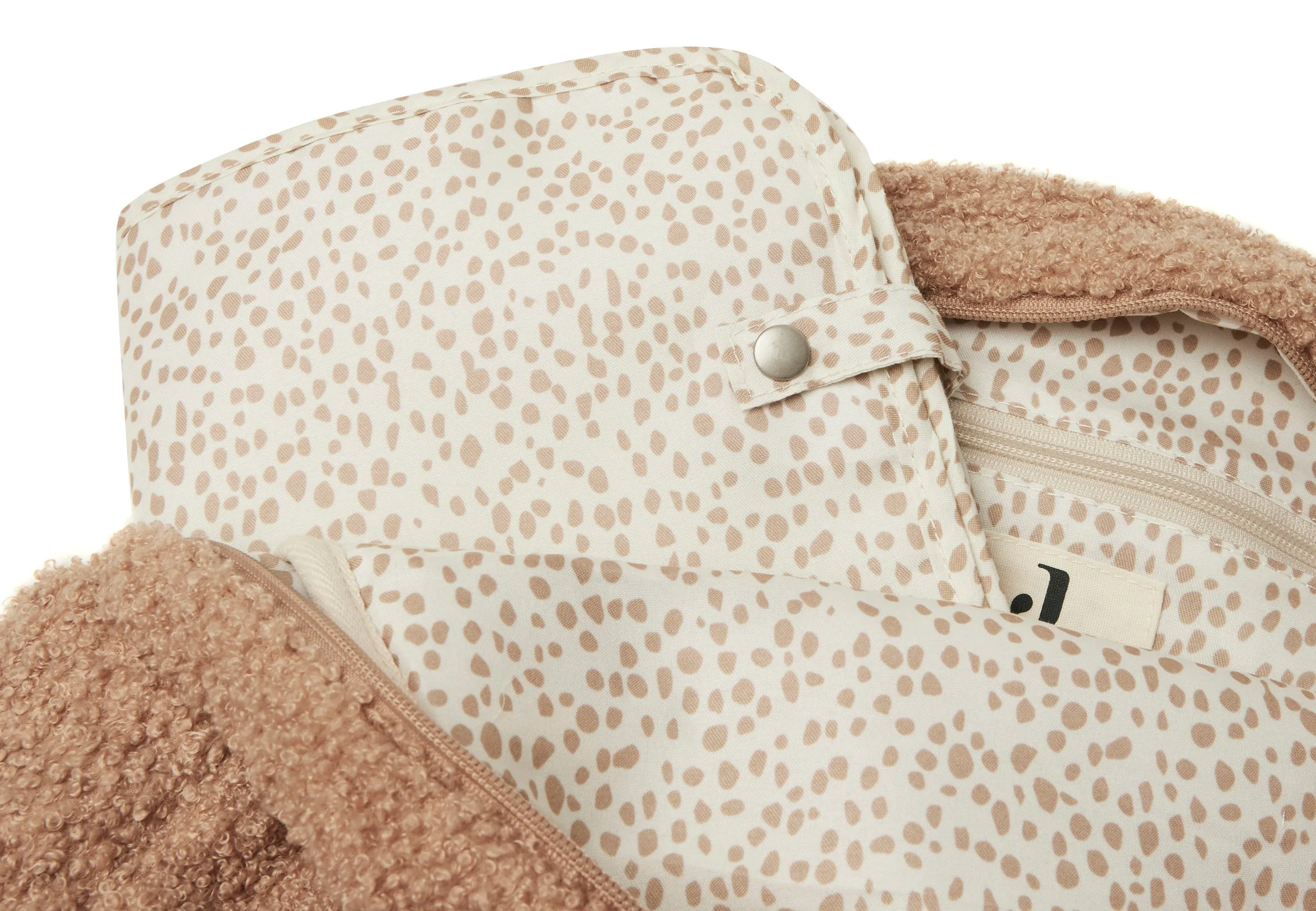 Diaper Bag Backpack Boucle - Biscuit