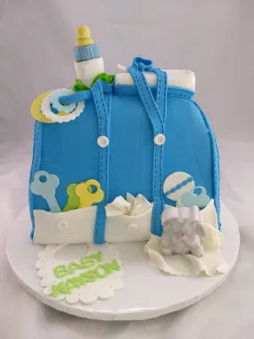 Diaper Bag Sculptured Cake