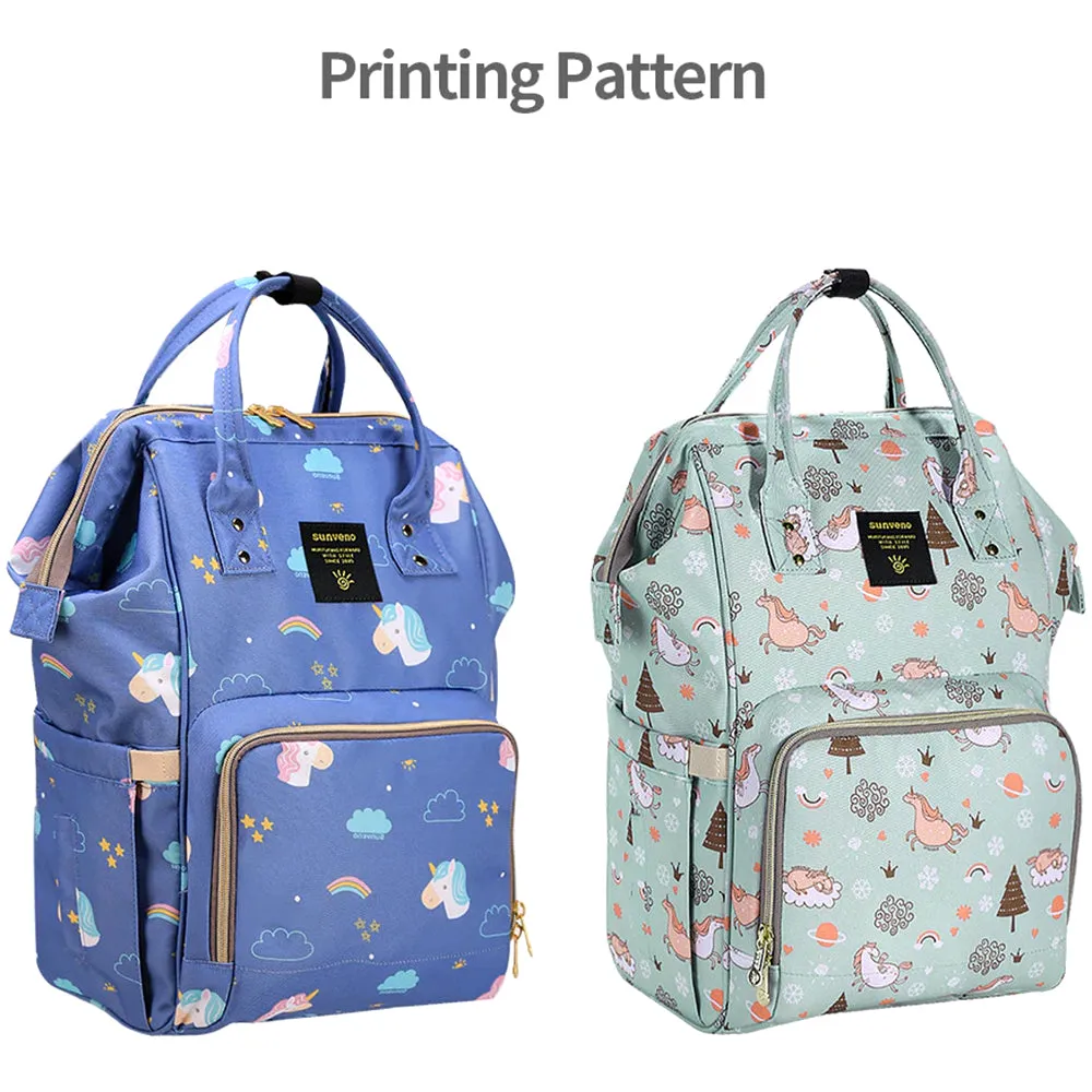 Diaper Bag - Unicorn Blue