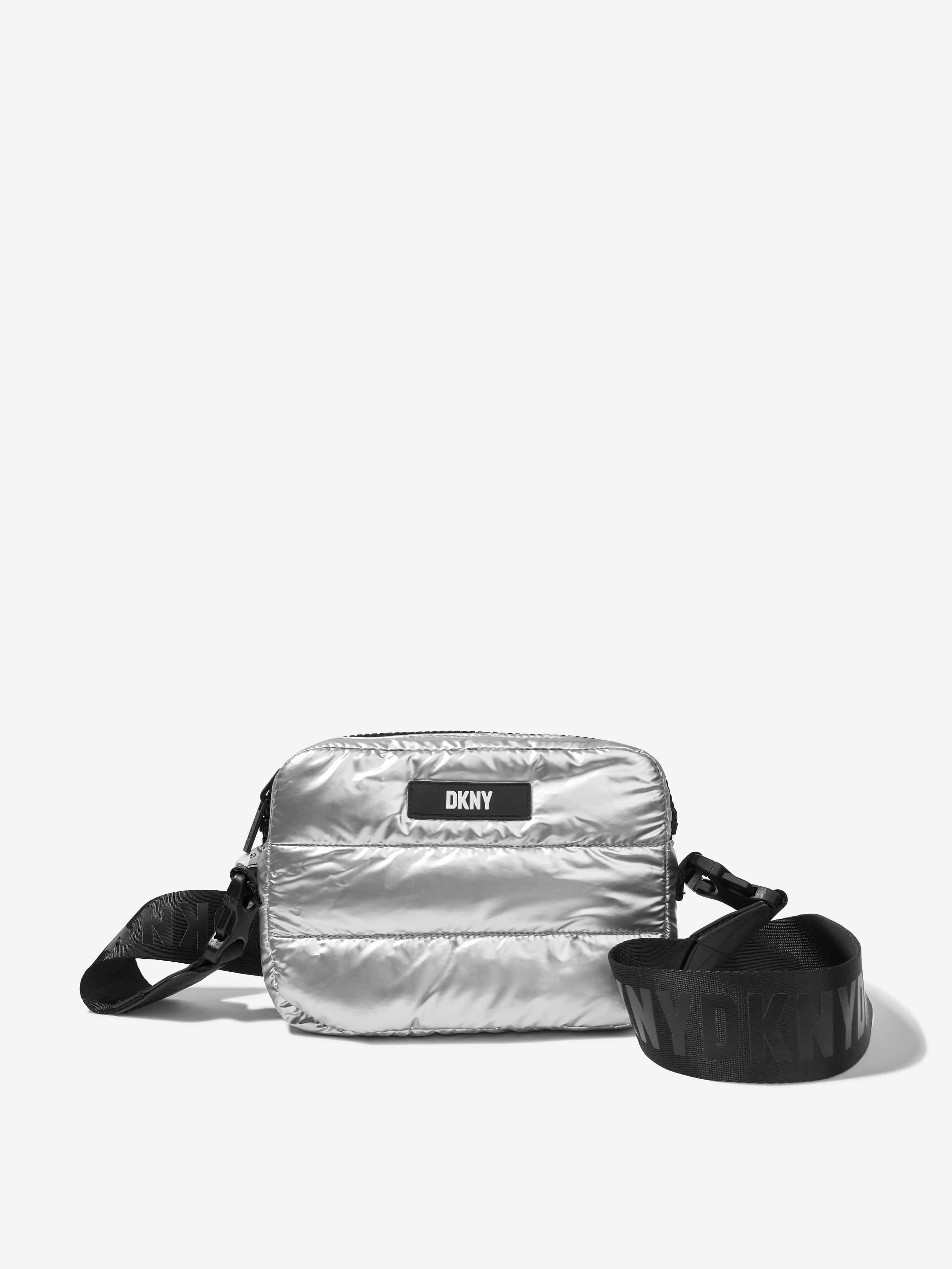 DKNY Girls Logo Crossbody Bag in Black