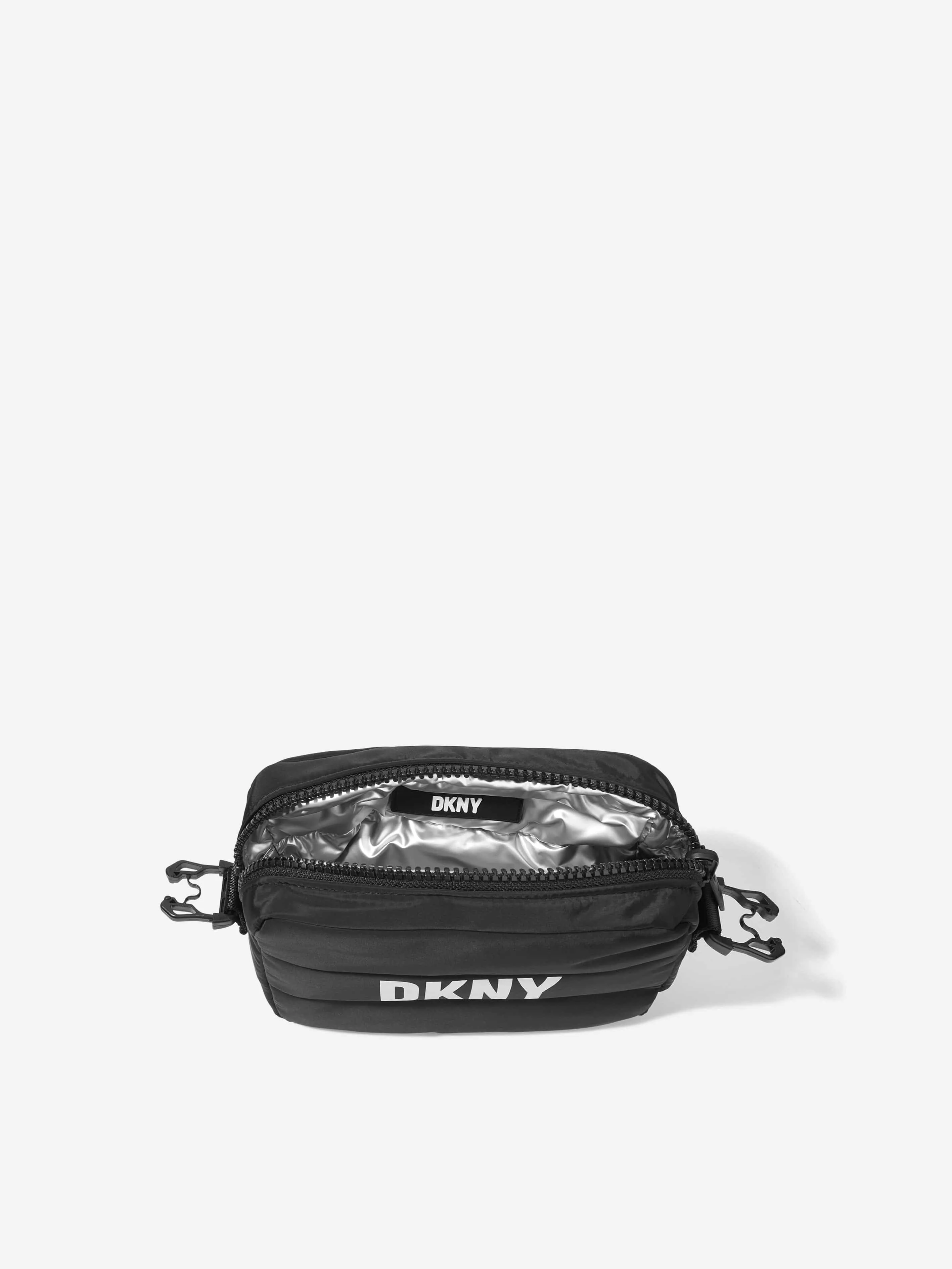 DKNY Girls Logo Crossbody Bag in Black