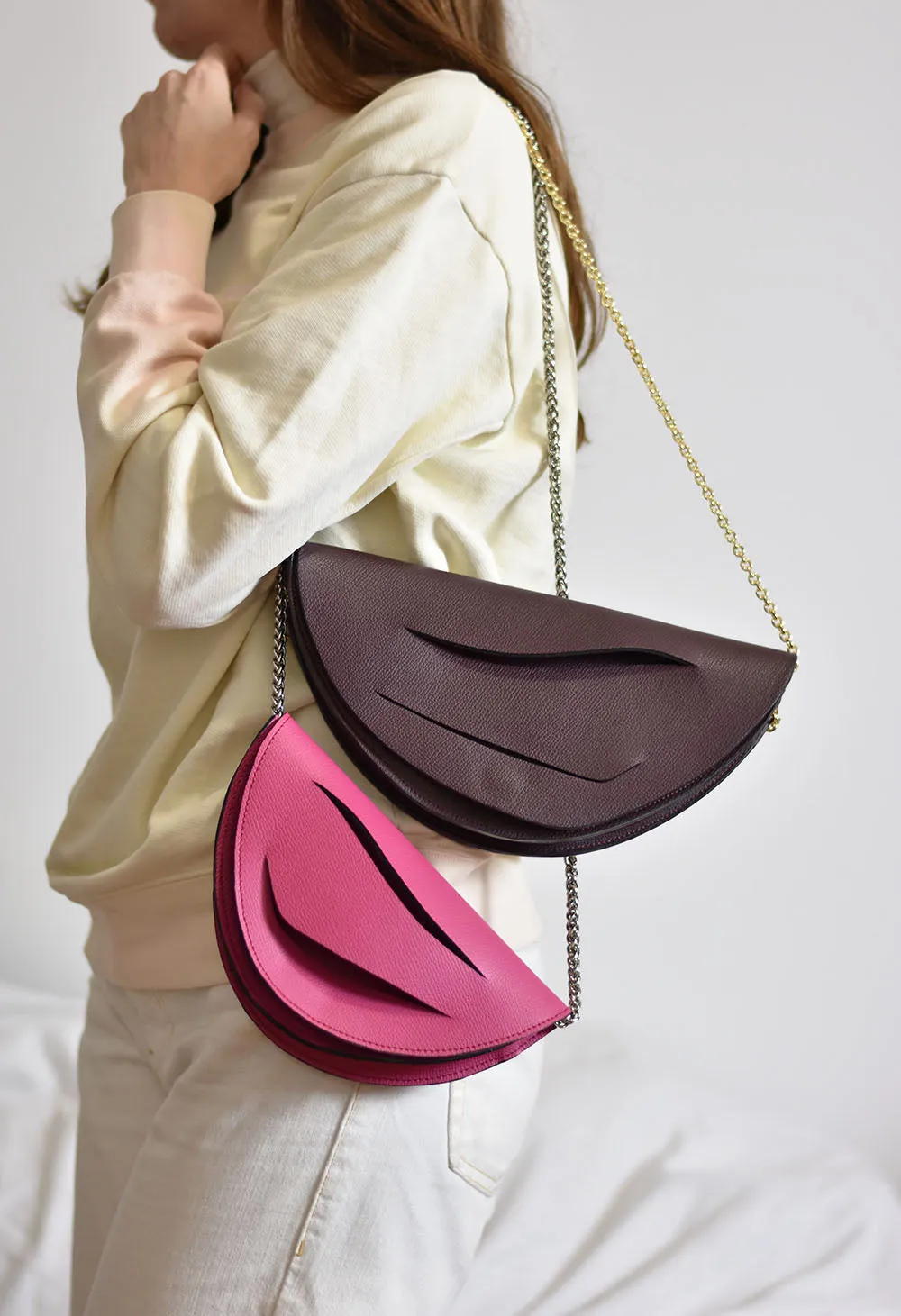 Dune Chain Bag - Burgundy Wine