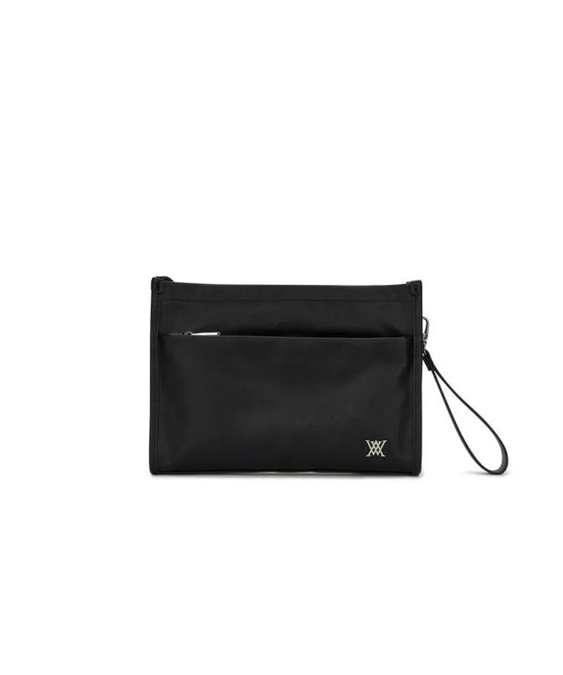 Edge Logo Clutch - Black