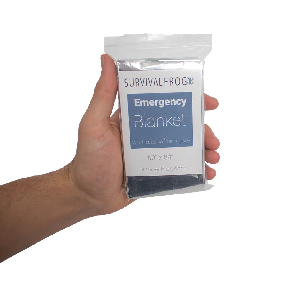 Emergency Survival Blankets - 2 Pack