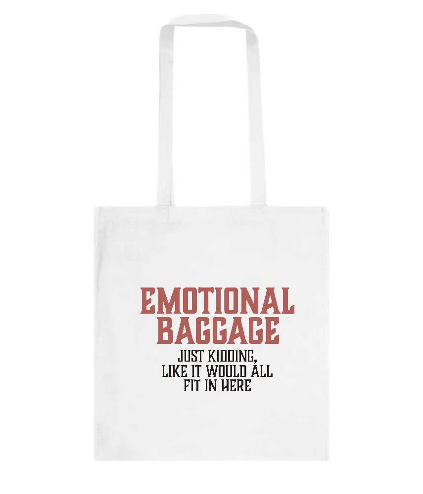 Emotional Baggage JK Design - Basic colored cotton shopping bag