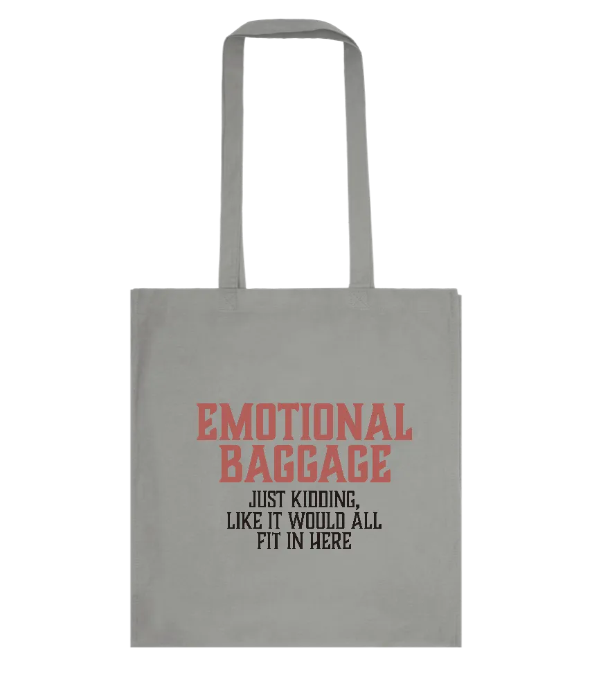 Emotional Baggage JK Design - Basic colored cotton shopping bag