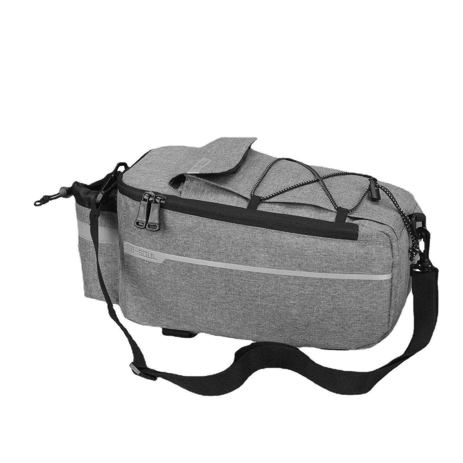 ESLNF Bicycle Carrier Bag Bike Rear Basket Waterproof Pannier Trunk Bags Back Rack Seat Bag Cycling Luggage Bag Accessories