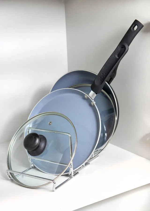 Expanding Pan Rack & Saucepan Lid Holder