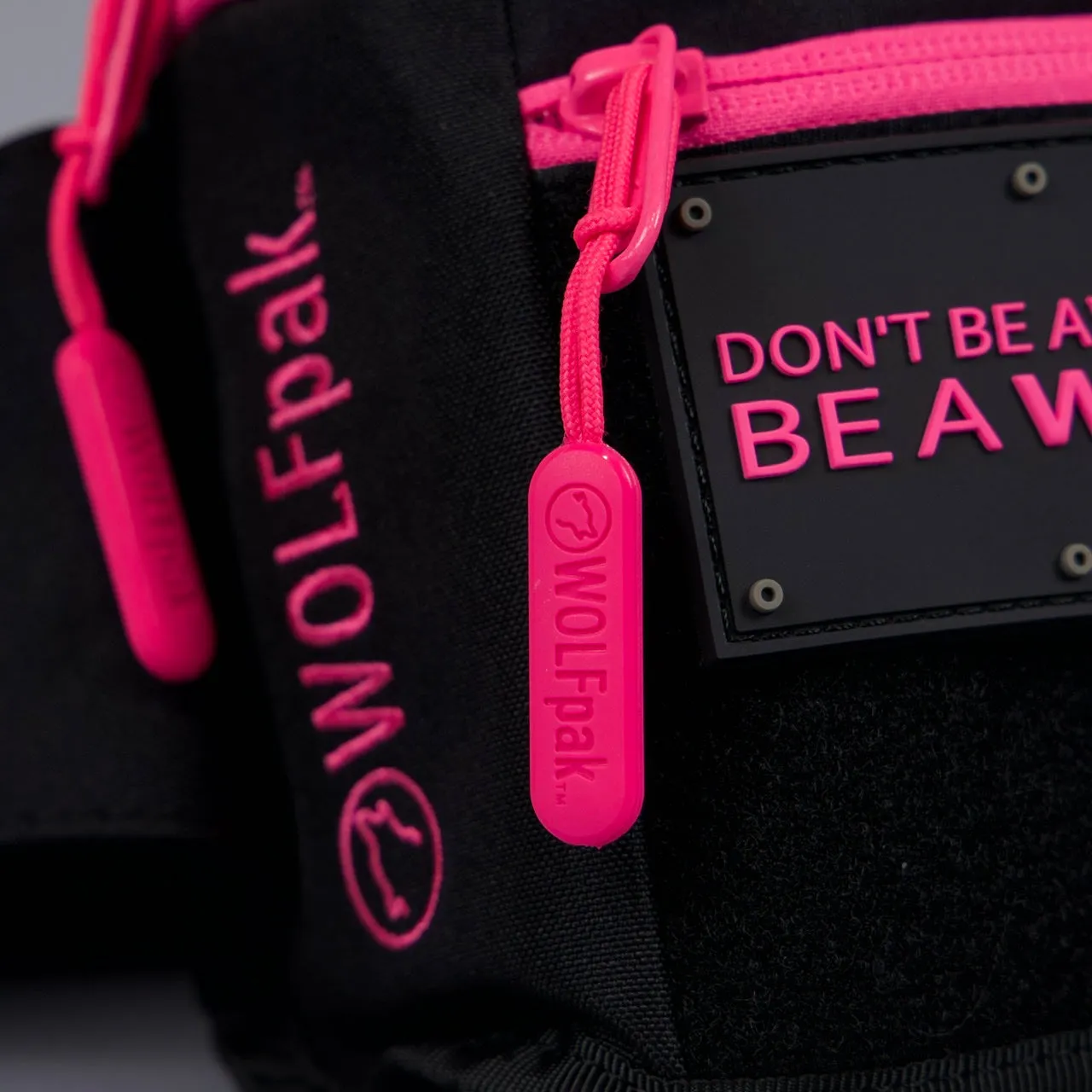 Fanny Pack Black Neon Pink