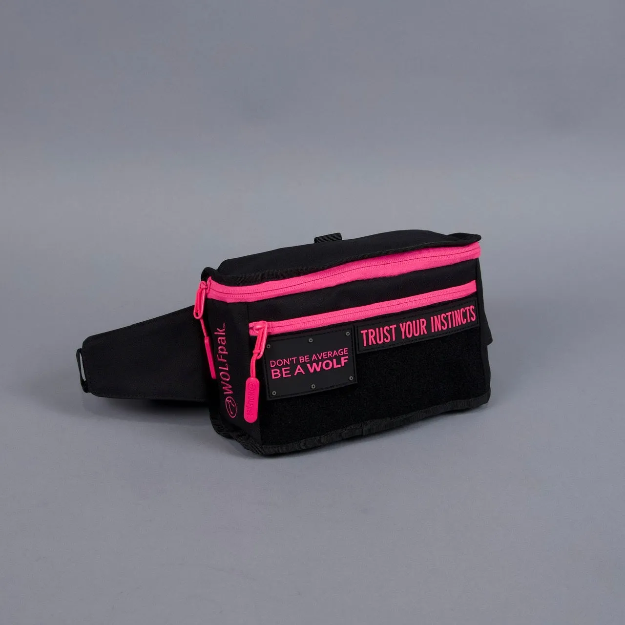 Fanny Pack Black Neon Pink