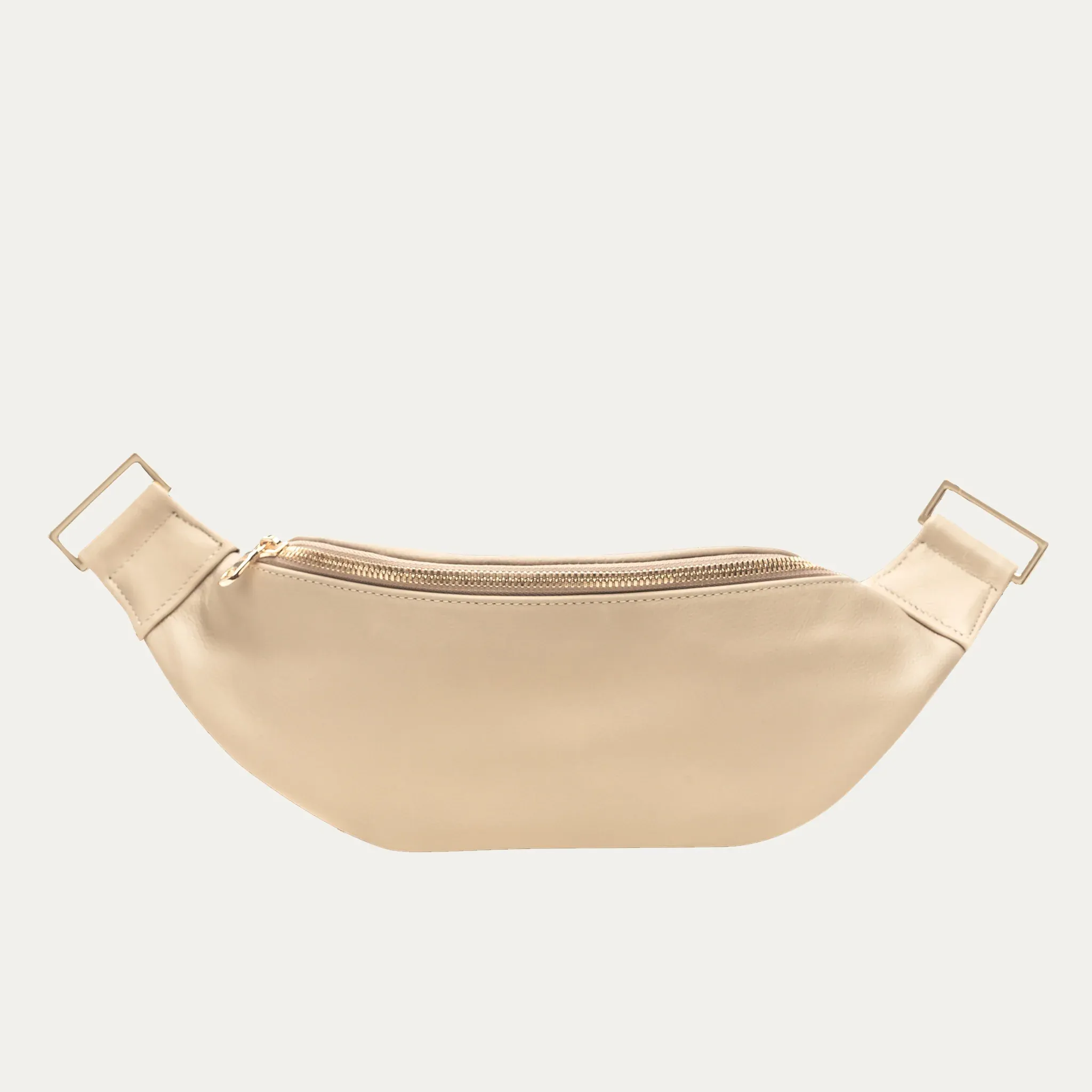 Fanny Pack   Crossbody Bag | Bone   Gold Hardware