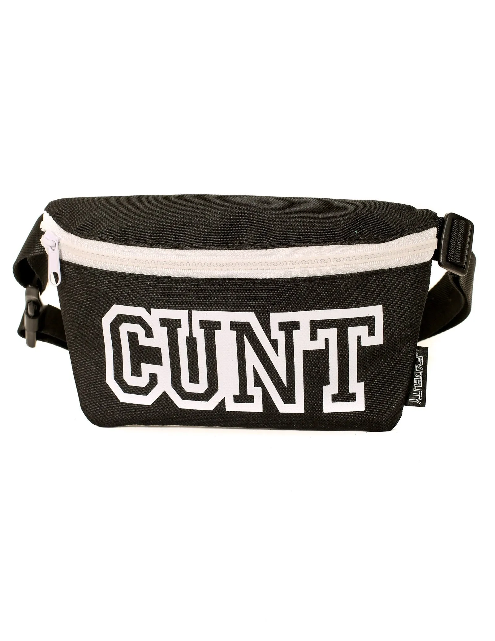 Fanny Pack | Slim |WERDS Cunt Black & White