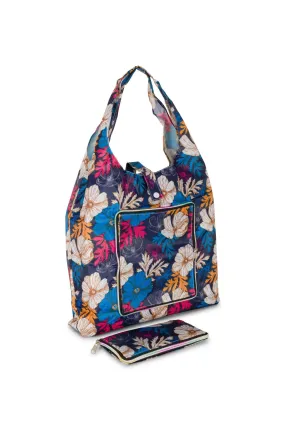 Foldable Shopping Bag | BLUE TROPICS | 0999A1