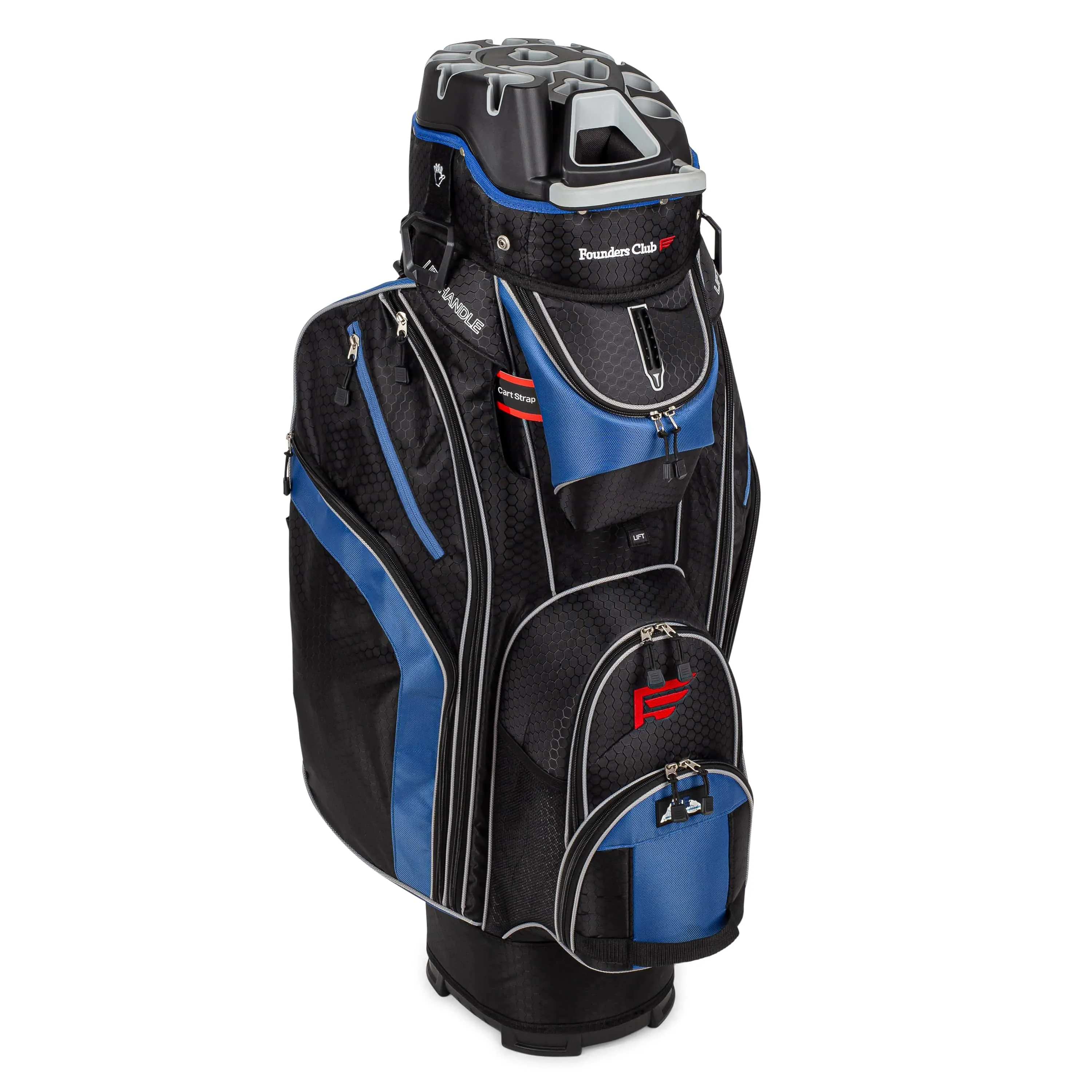 Founders Club 3rd Gen Premium Organizer 14 Way Golf Cart Bag - Blue