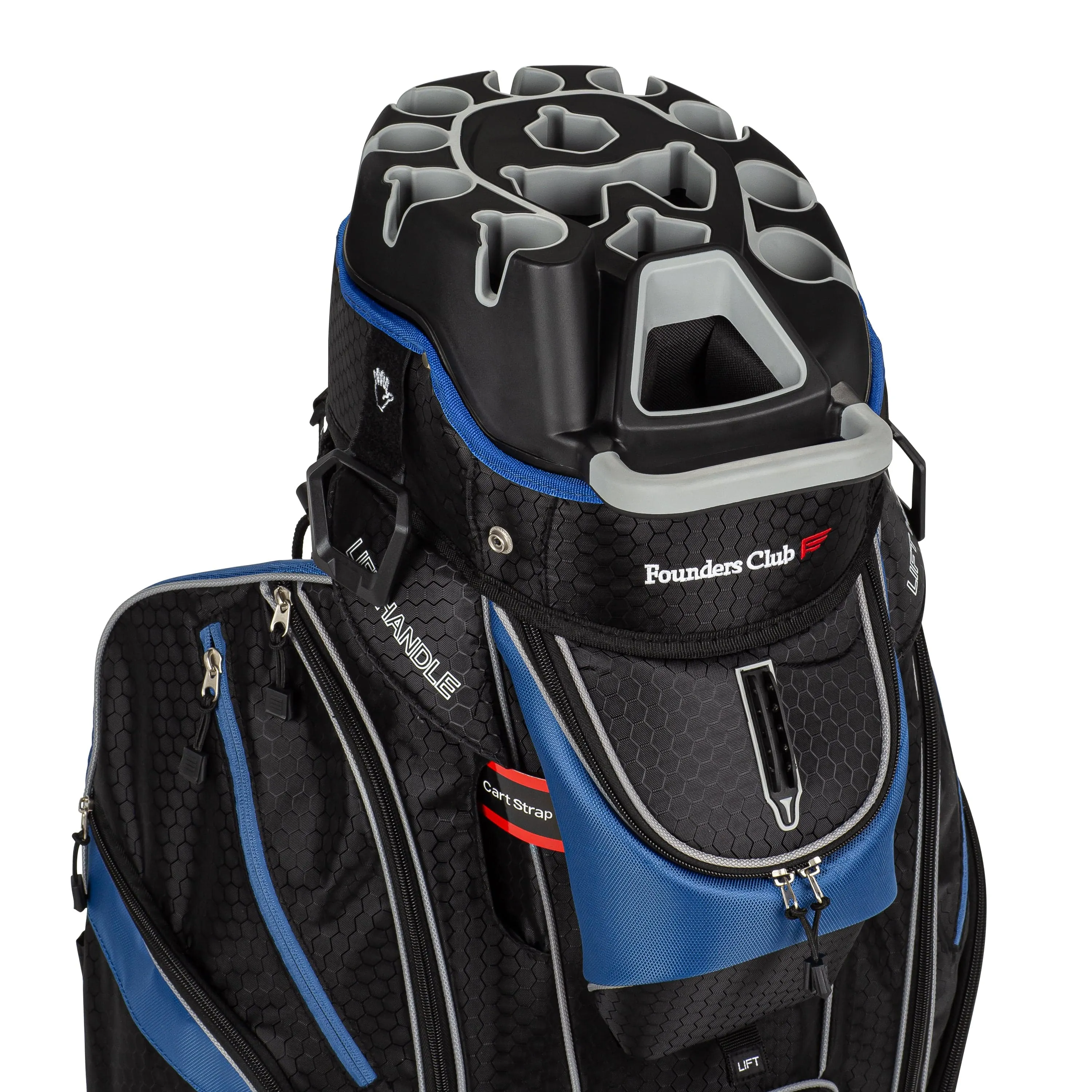 Founders Club 3rd Gen Premium Organizer 14 Way Golf Cart Bag - Blue