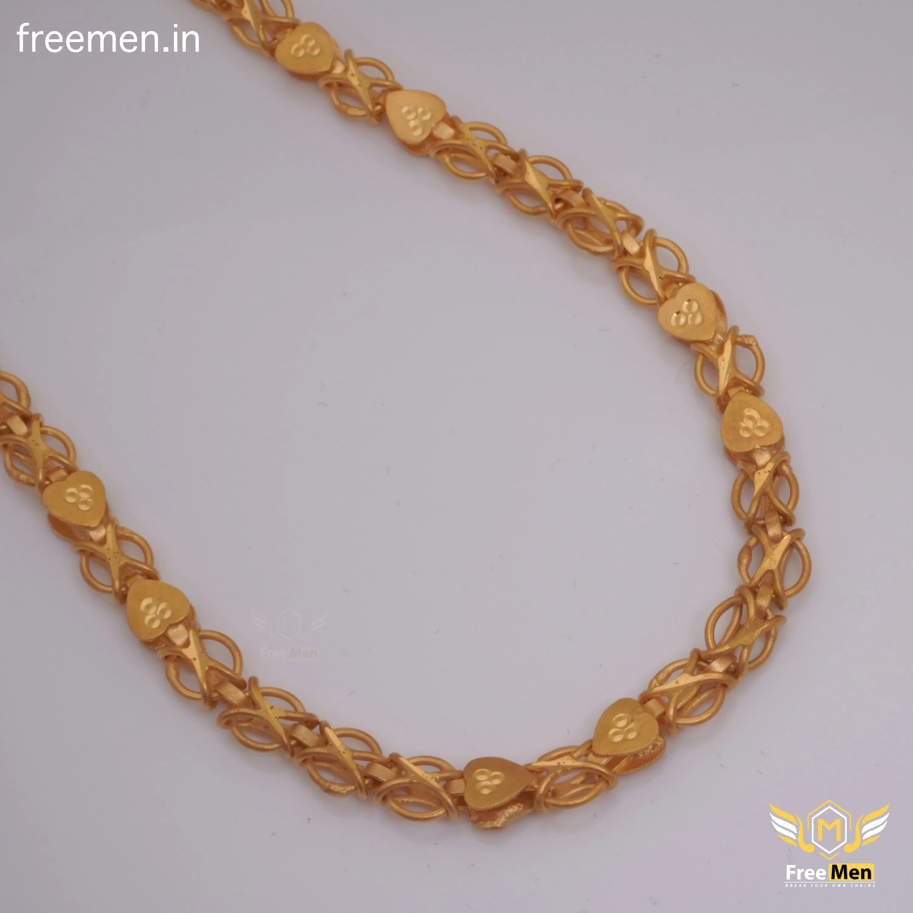 Freemen Amazing Pan C2C Gold Chain for Men - FMG282