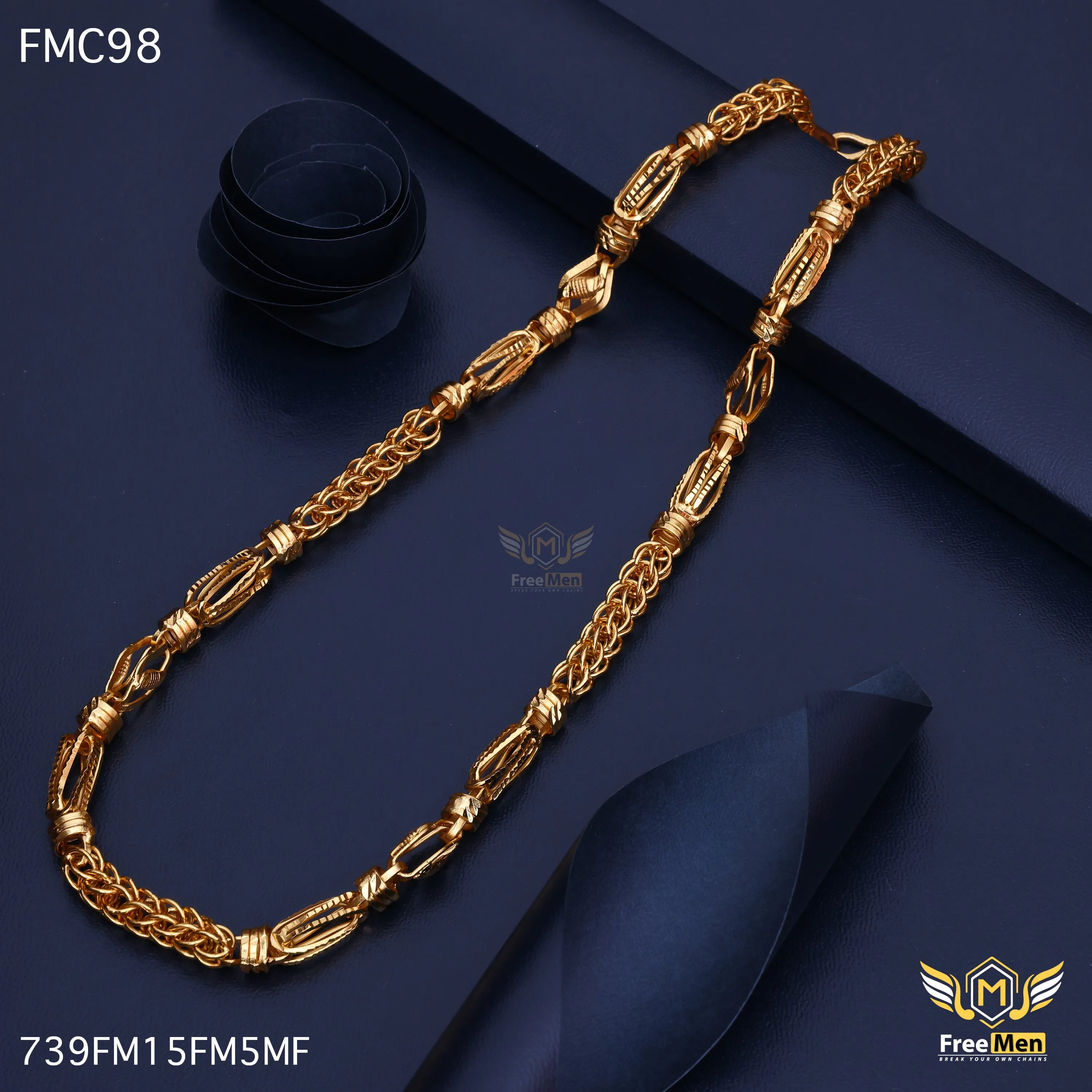 Freemen Dedicate Indo life rings Chain for Men - FMC98