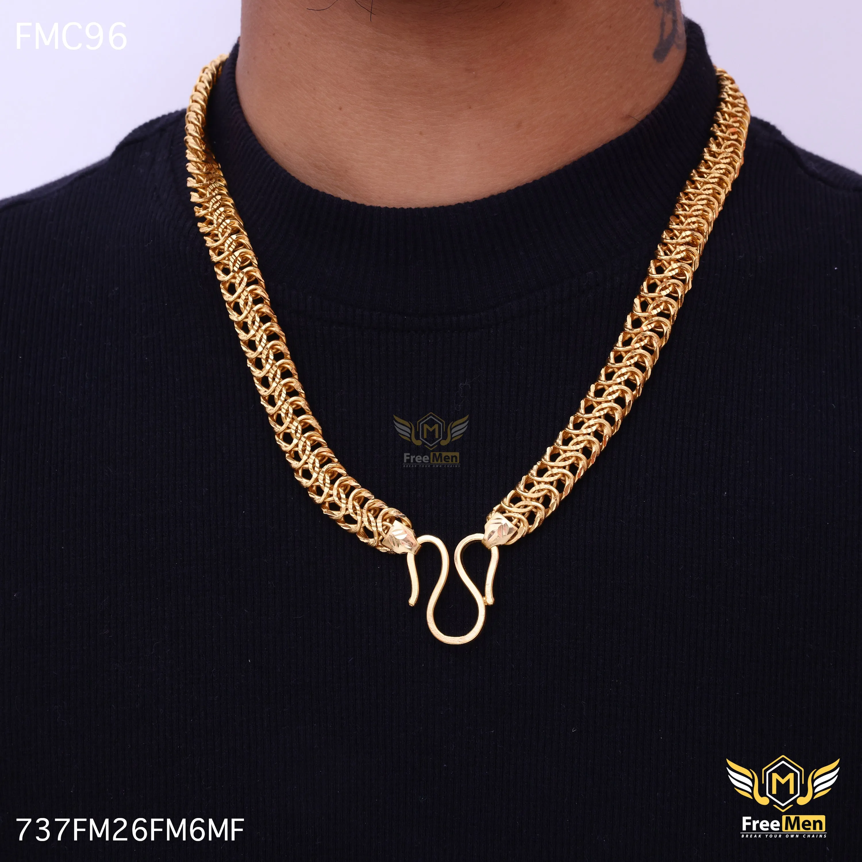 Freemen Dedicate Precise Makoda Chain for Men - FMC96