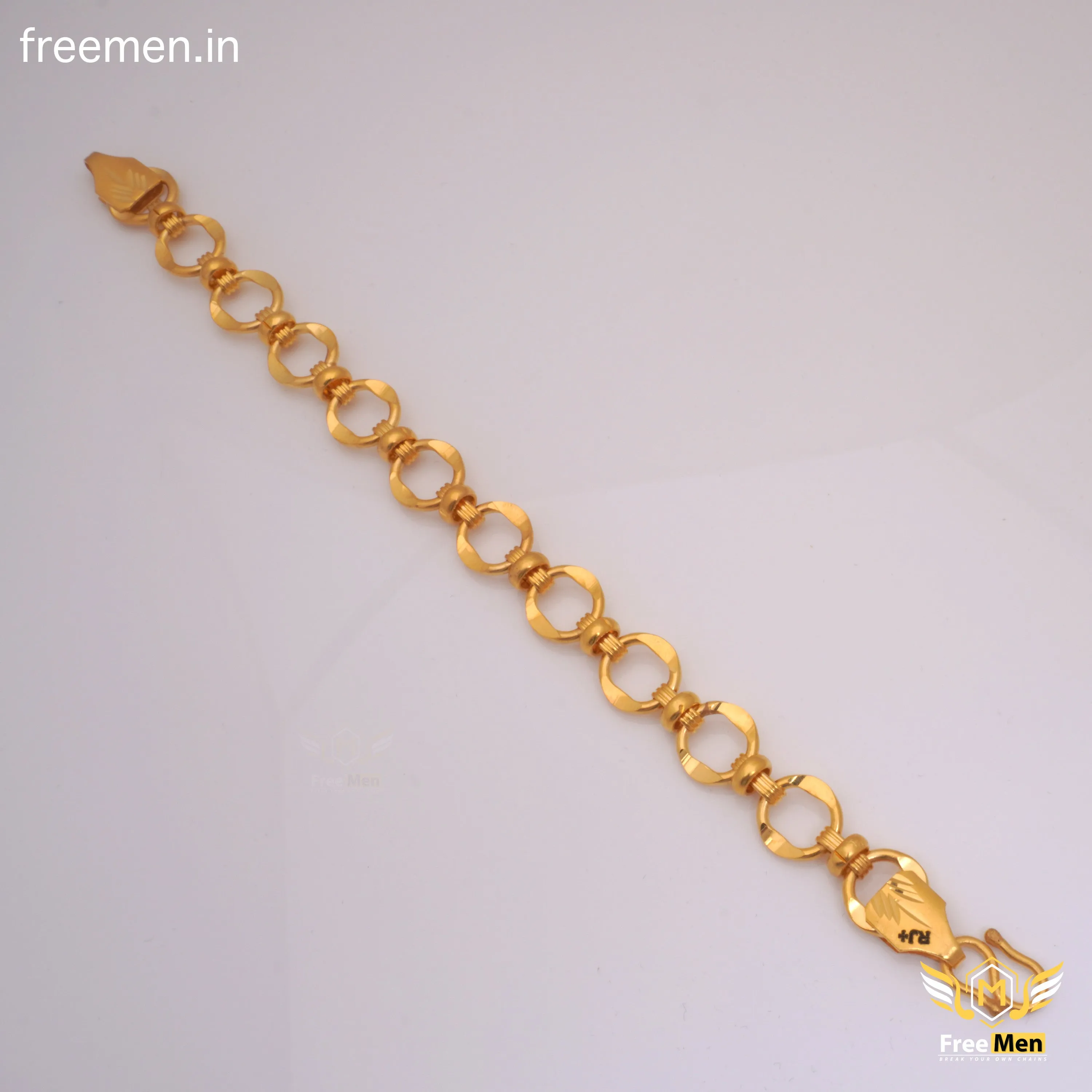 Freemen Elegant Stylish Design Gold Bracelet - FMG286