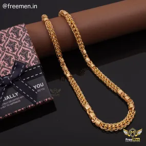 Freemen Fantastic Royal Ring Gold plated Chain - FM251