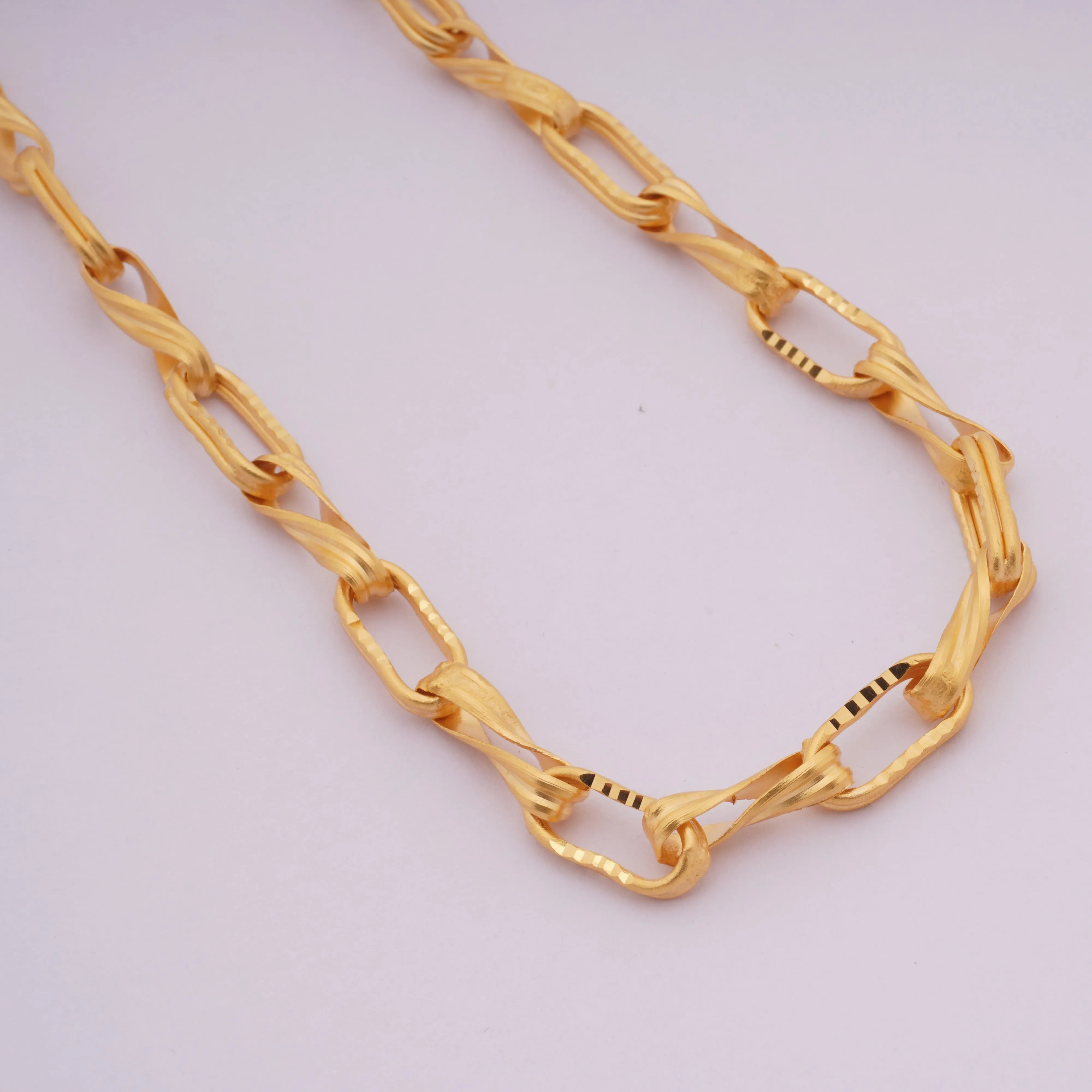 Freemen Gold Forming Superior Quality Unique Design Chain for Men  - FM211