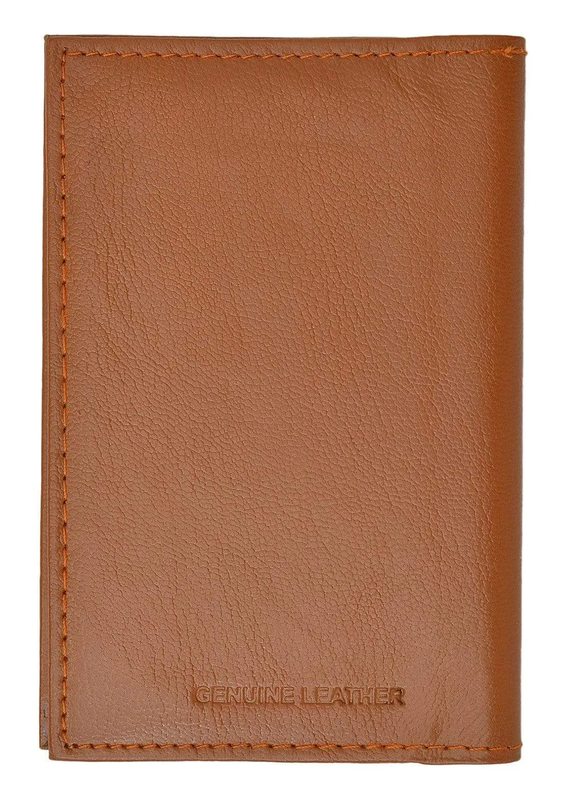 Genuine Leather Gold Logo Passport Cover Holder for Travel  151 CF (C)