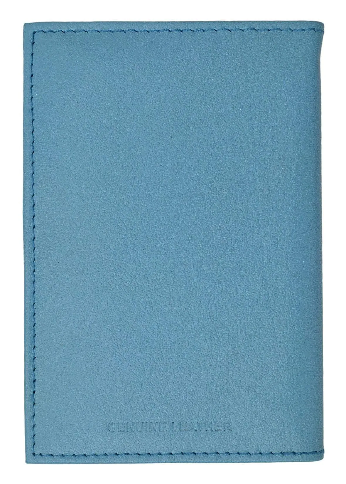 Genuine Leather Gold Logo Passport Cover Holder for Travel  151 CF (C)