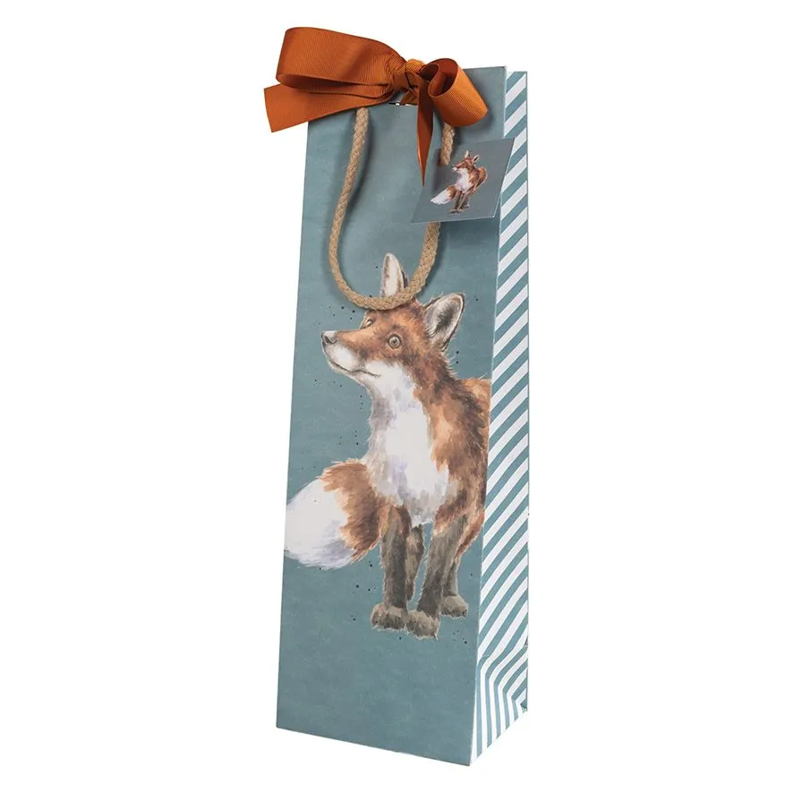 Gift Bag Bottle Born To Be Wild Fox Gb039