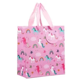 Gift Bag - Medium: Pink Unicorns