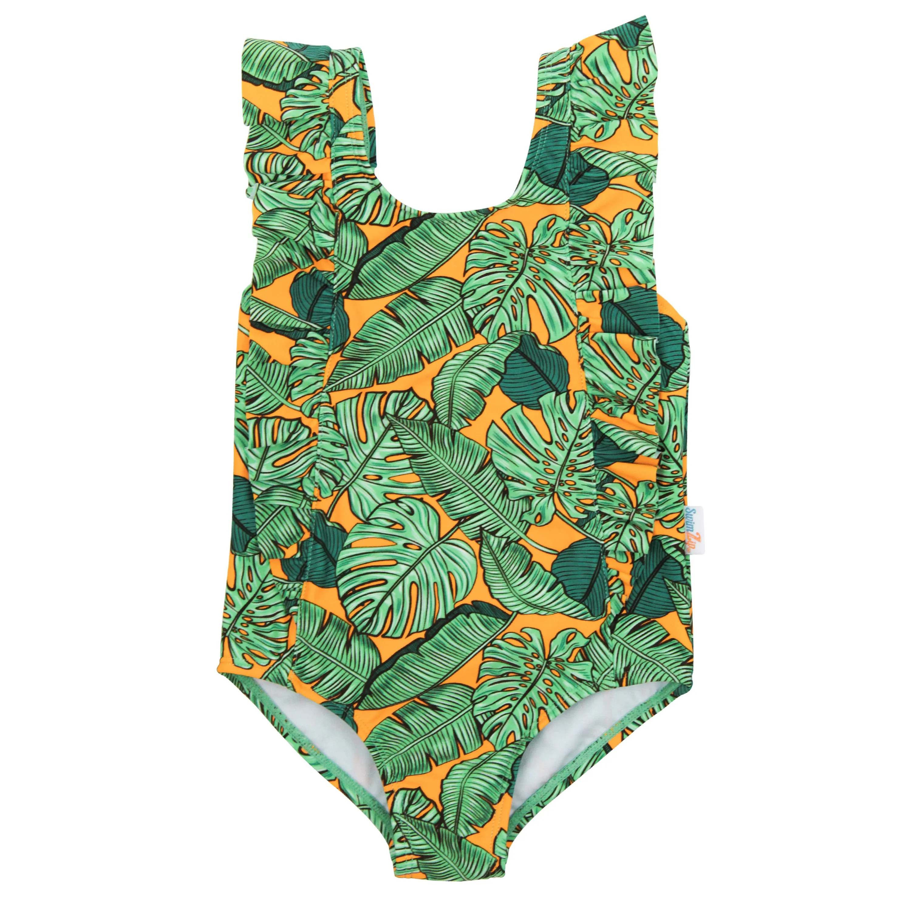 Girls Ruffle One-Piece Swimsuit | "Too Sweet" The Tropics