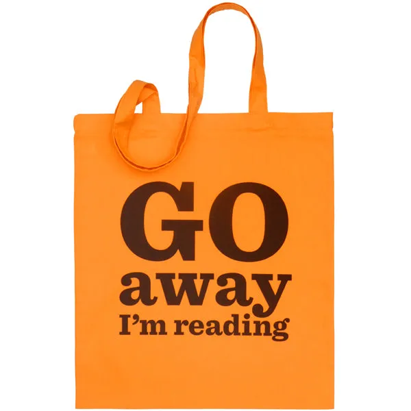 Go Away I'm Reading Bag