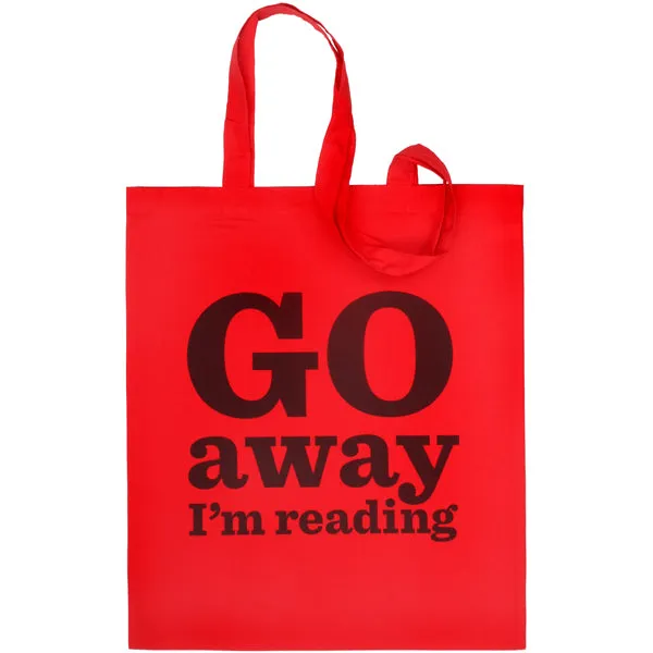 Go Away I'm Reading Bag